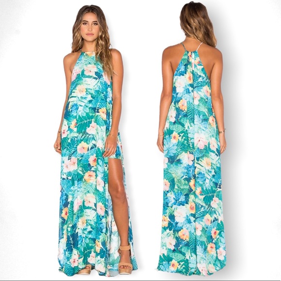 Show Me Your Mumu Bronte Floral Maxi Dress - Picture 1 of 6